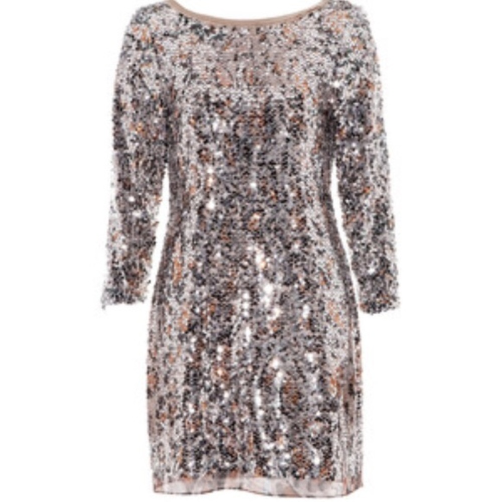 Elie Tahari Sequin Dress 2 Leopard Classy & Sexy